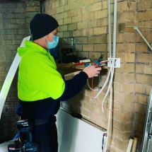 Rewiring of a garage