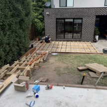 Decking 1st step