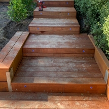 Outdoor decking complete